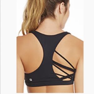 Fabletics Kessler Sports Bra Black Size: Small